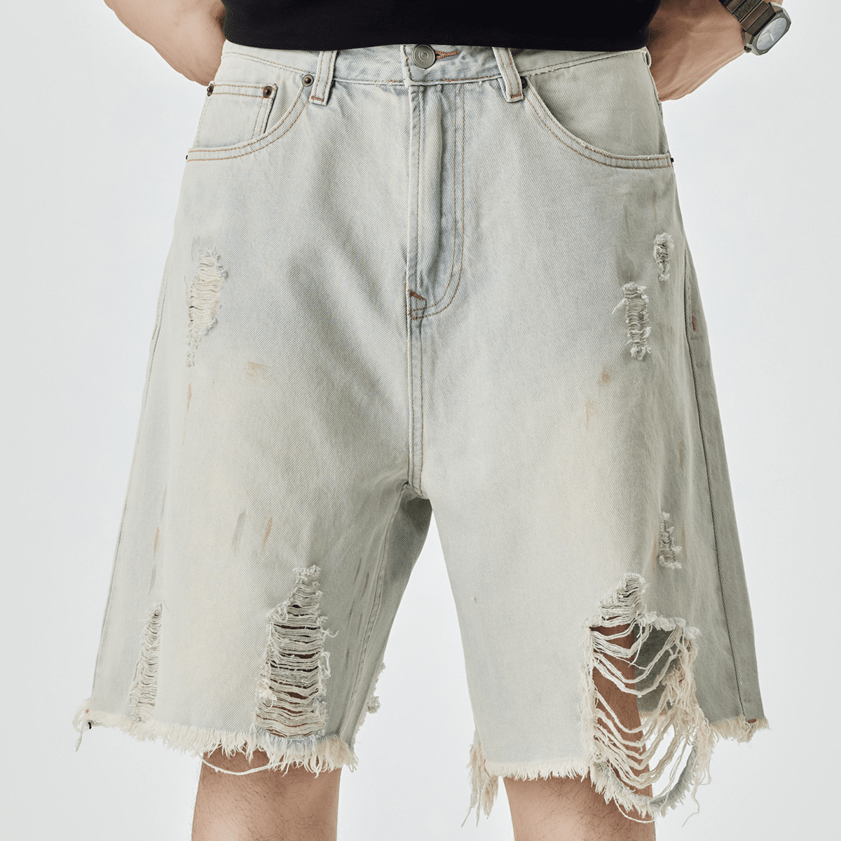Frayed Rebel Crøwn Shørt