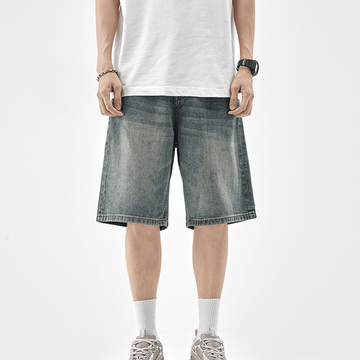 Fade Cut Denim Shørt