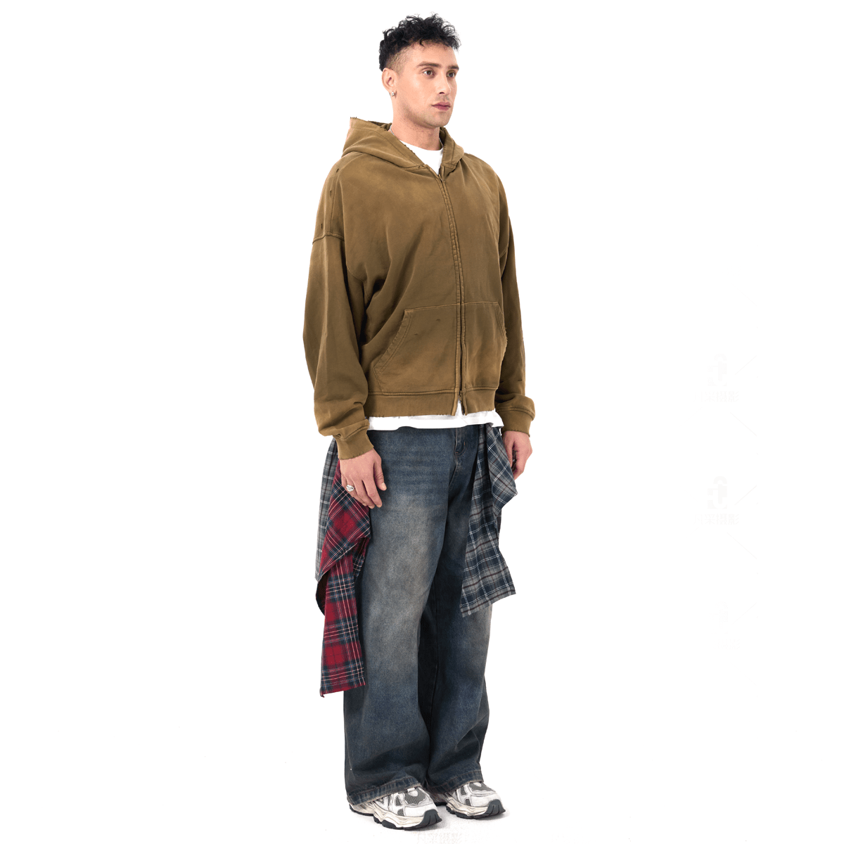 Ash Crøwn Zip Høodie