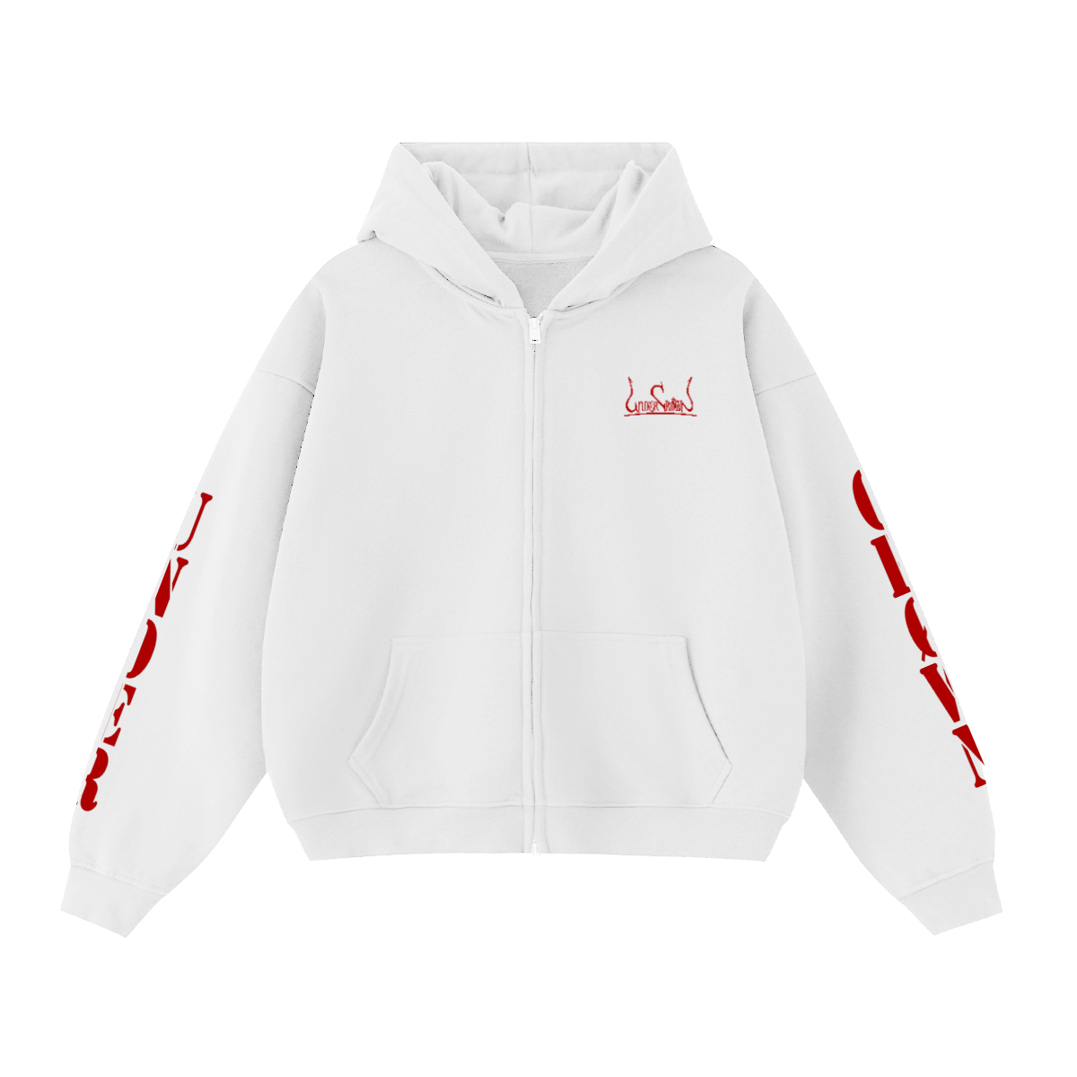 Red Script Døuble-Zip