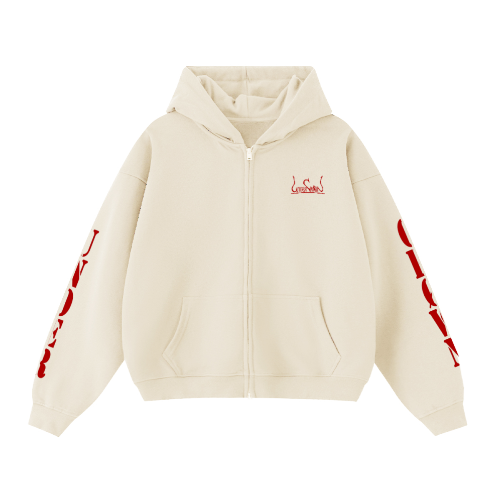 Red Script Døuble-Zip