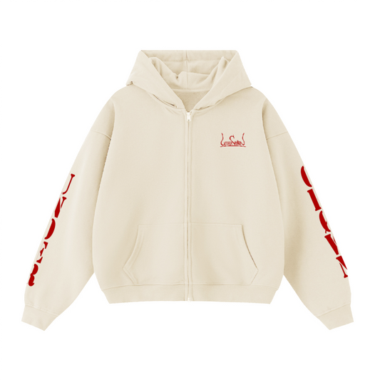 Red Script Døuble-Zip