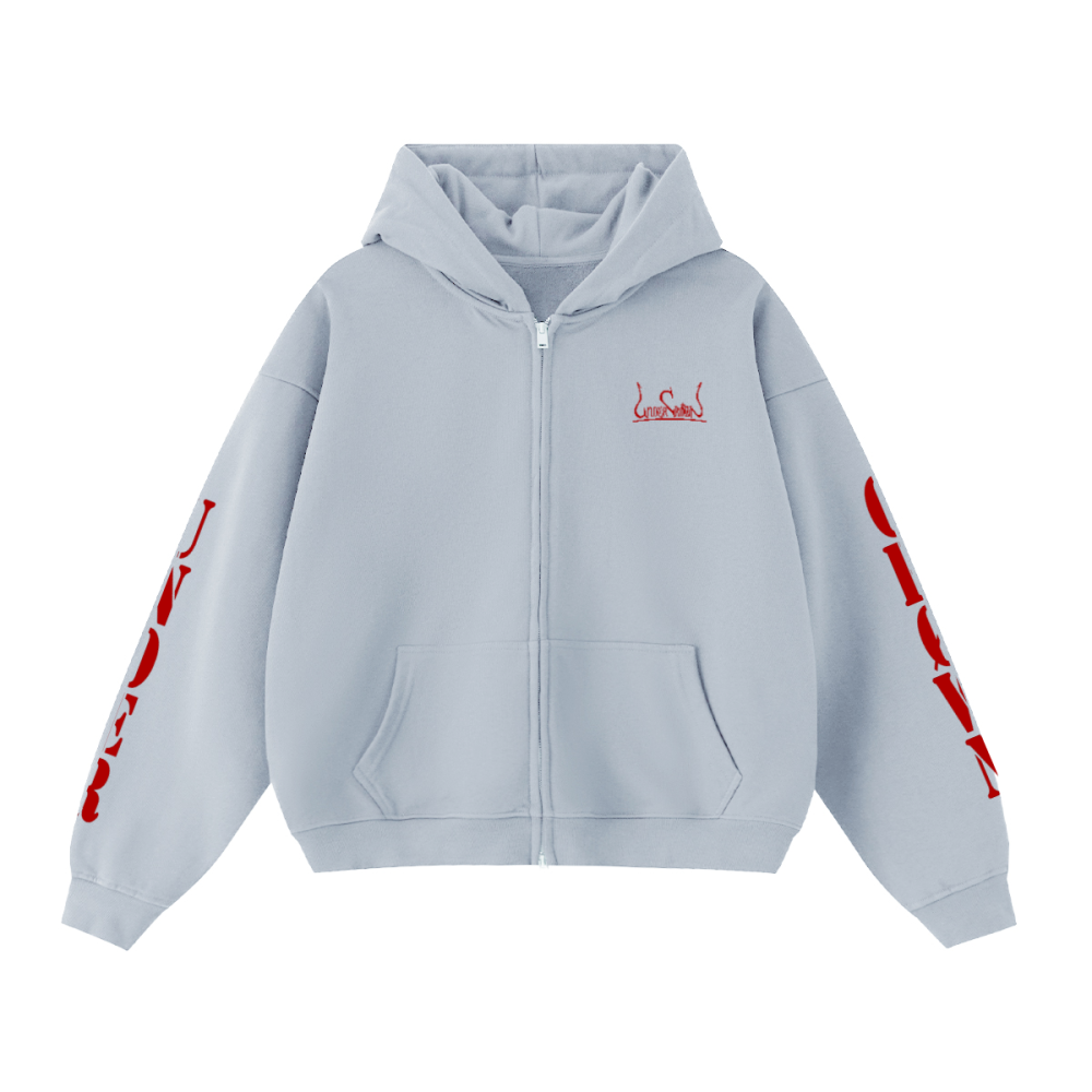 Red Script Døuble-Zip