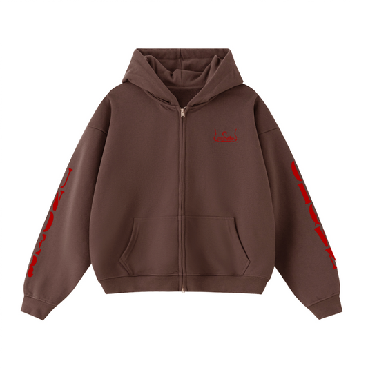 Red Script Døuble-Zip