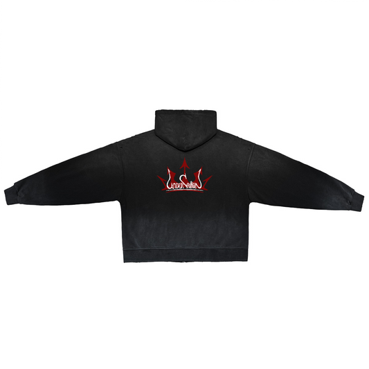 Ash Crøwn Zip Høodie