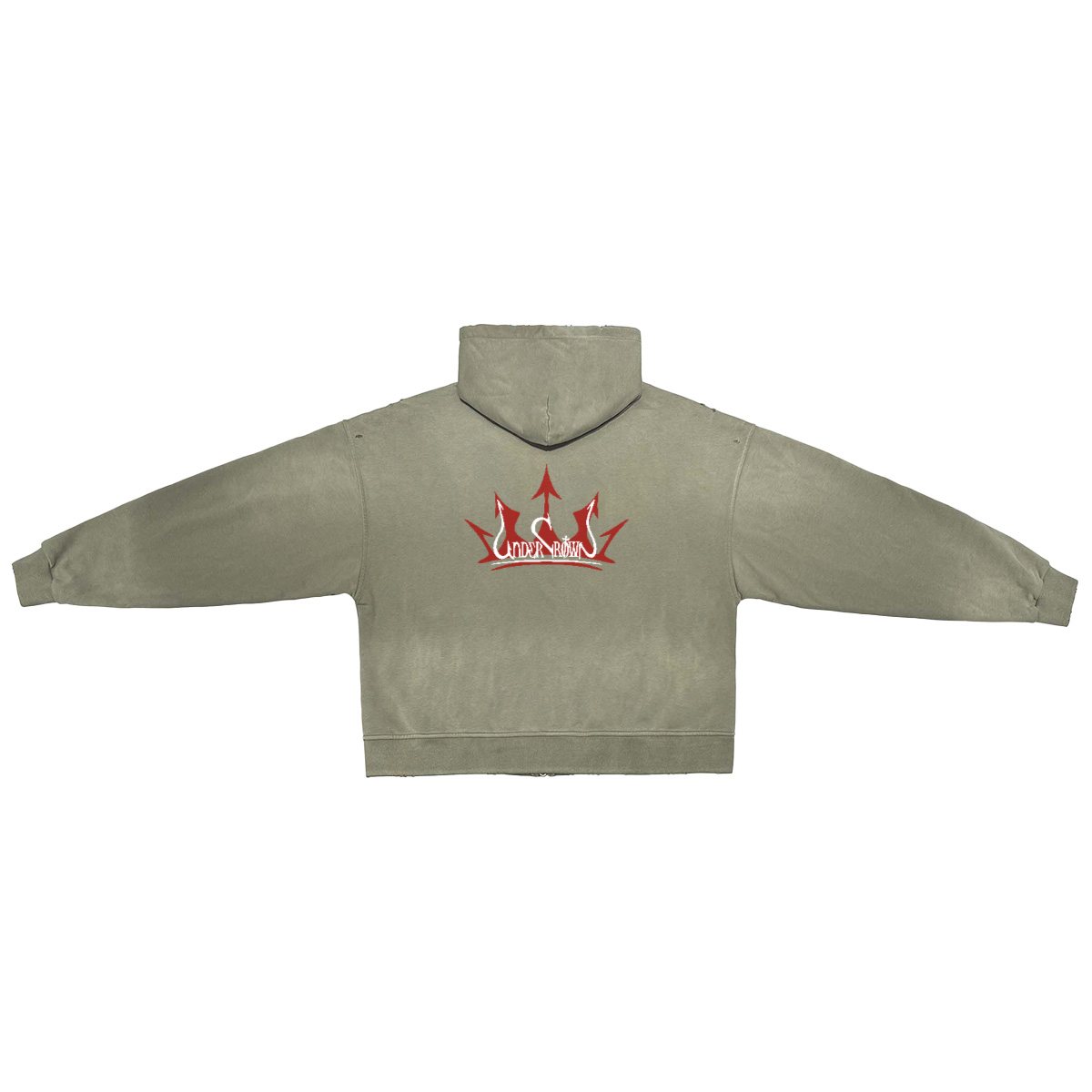 Ash Crøwn Zip Høodie