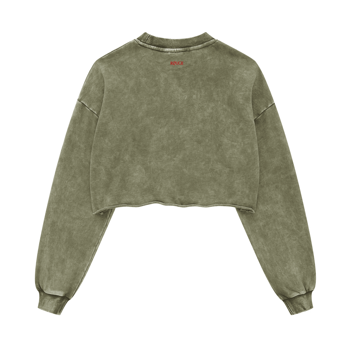 Washed Hemline Crop