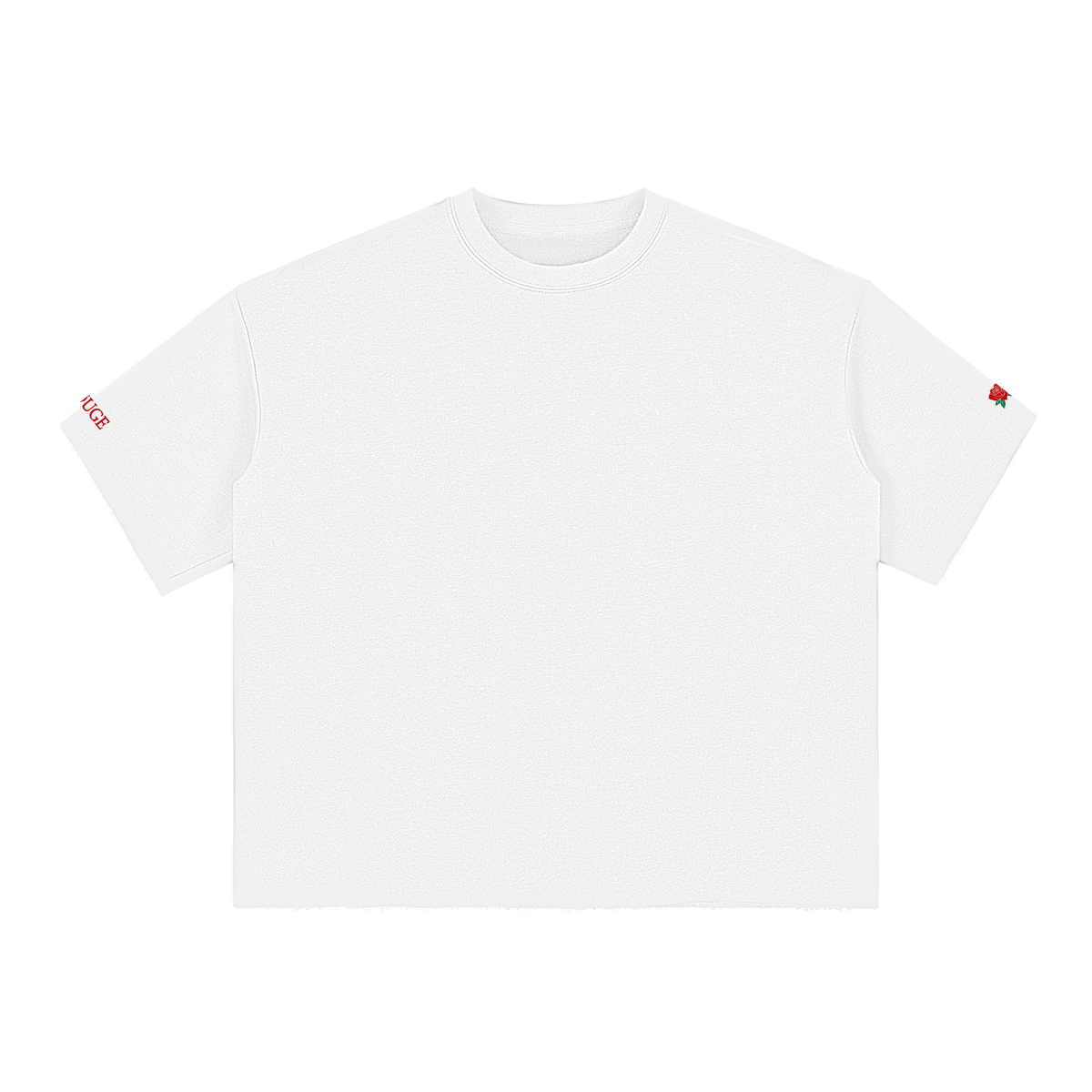 Twin-Emblem Frayed Edge