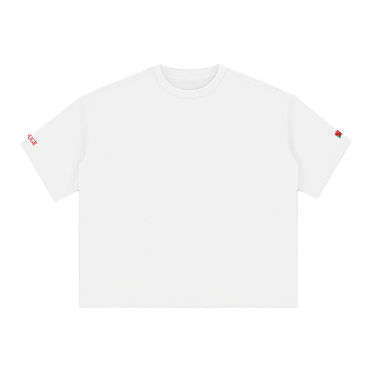 Twin-Emblem Frayed Edge