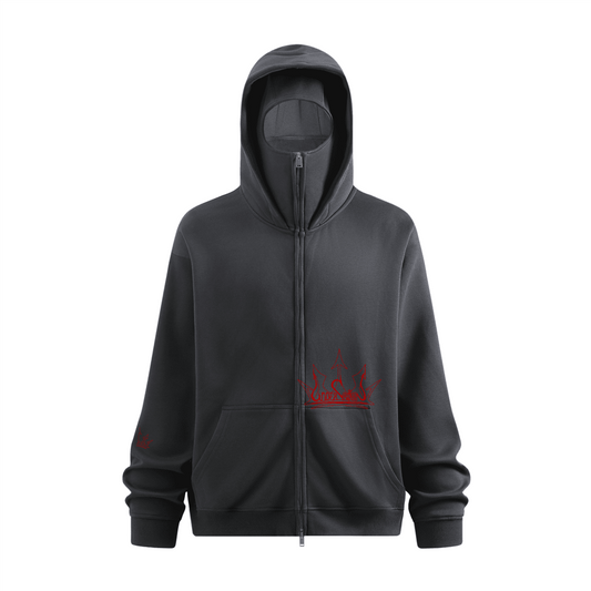 Shadow Crøwn Zip Høodie