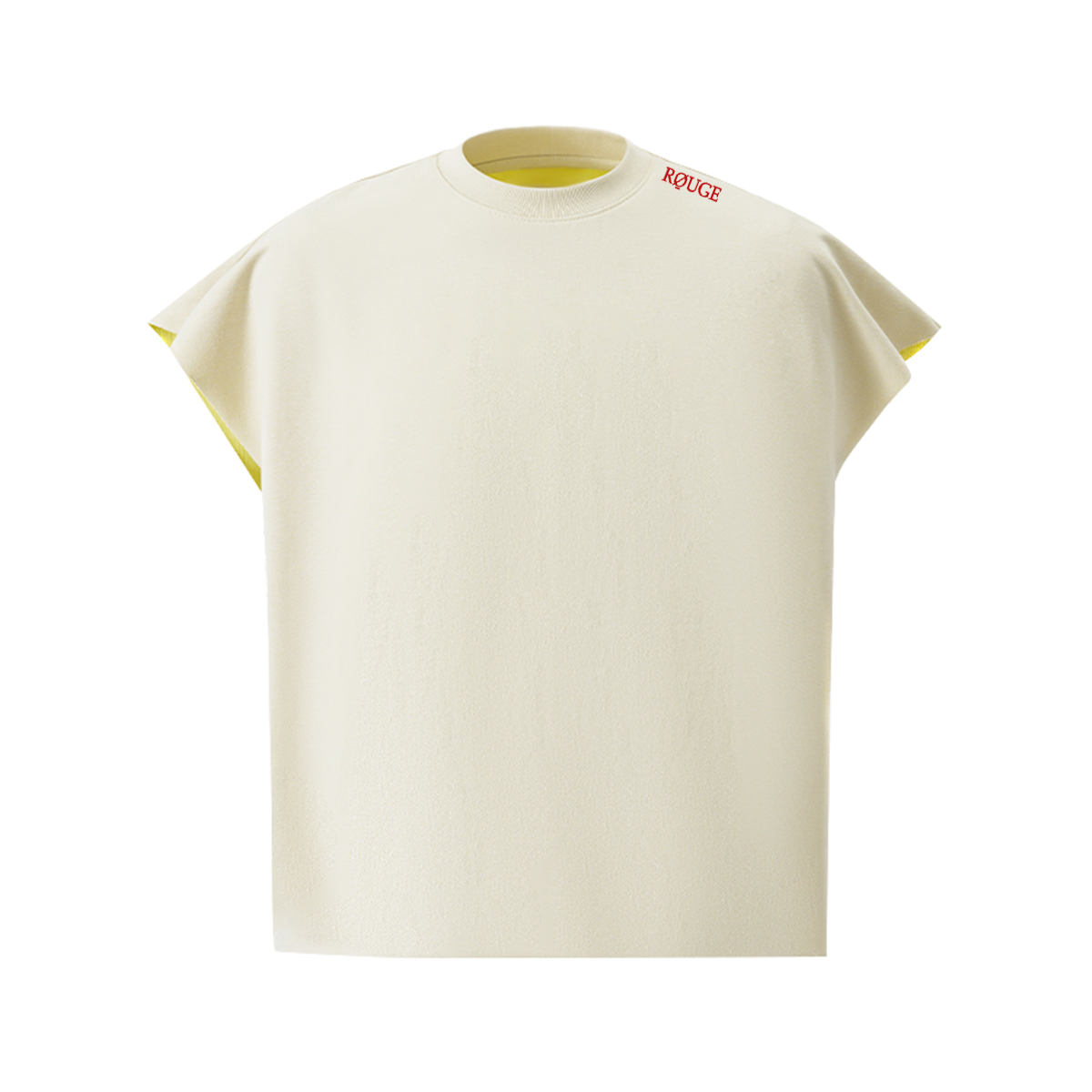 Dual Tone Shøulder Tee