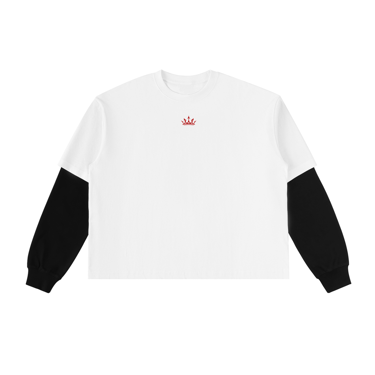 Red Mark Layered Shirt