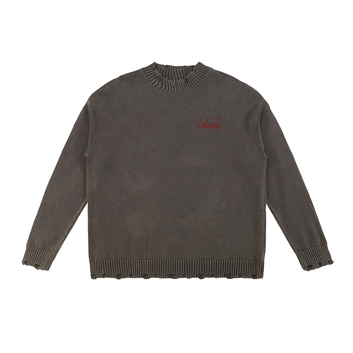 Frayed Authørity Knit