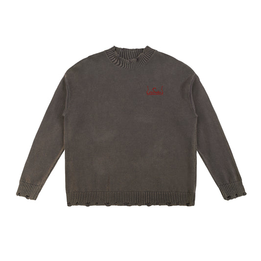 Frayed Authørity Knit