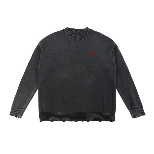 Frayed Authørity Knit