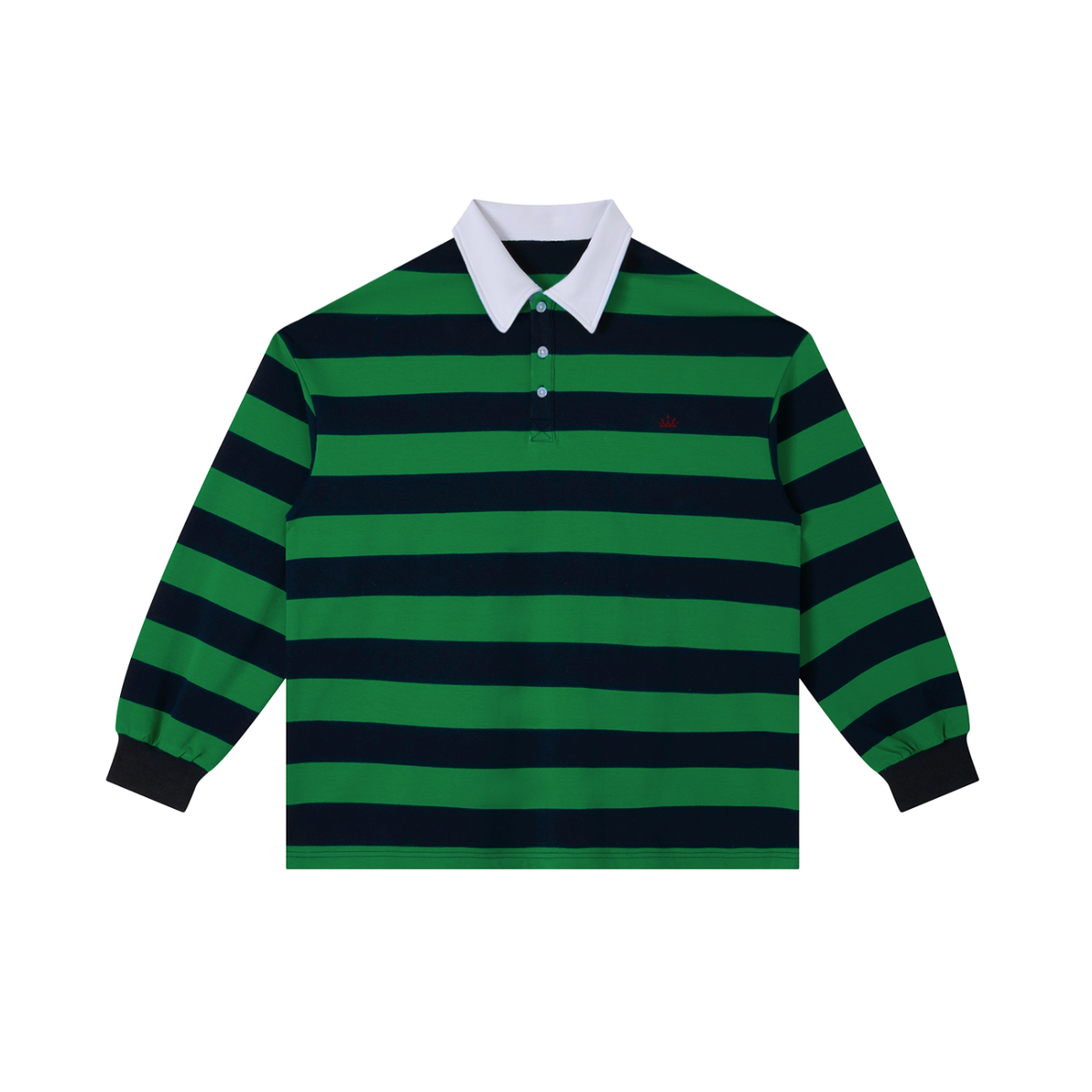 under rayas Color Block Stripe Polo Shirt