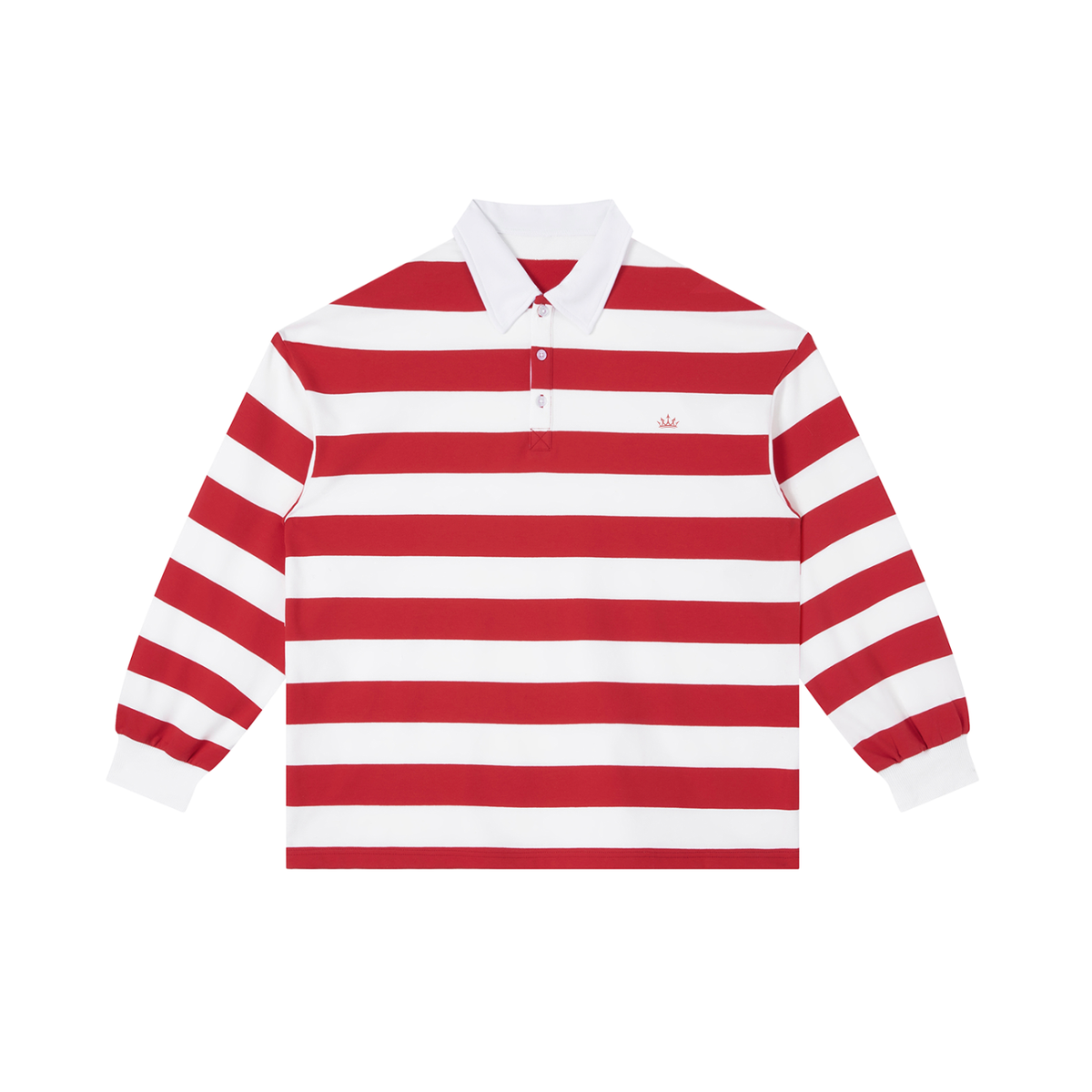 under rayas Color Block Stripe Polo Shirt
