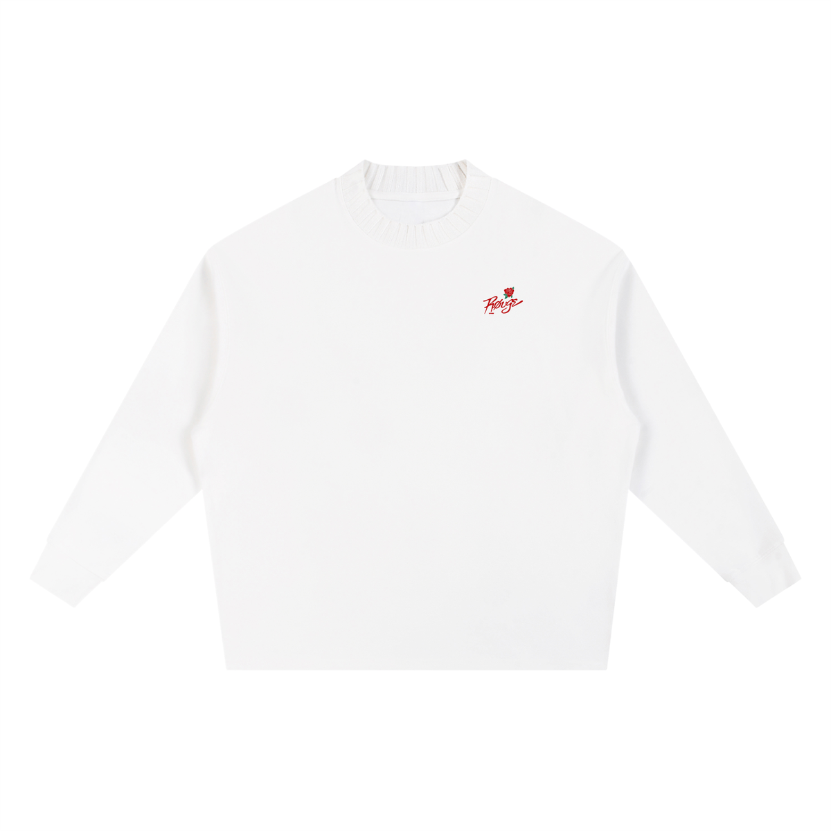 Knitted Round Neck Oversize Sweatshirt