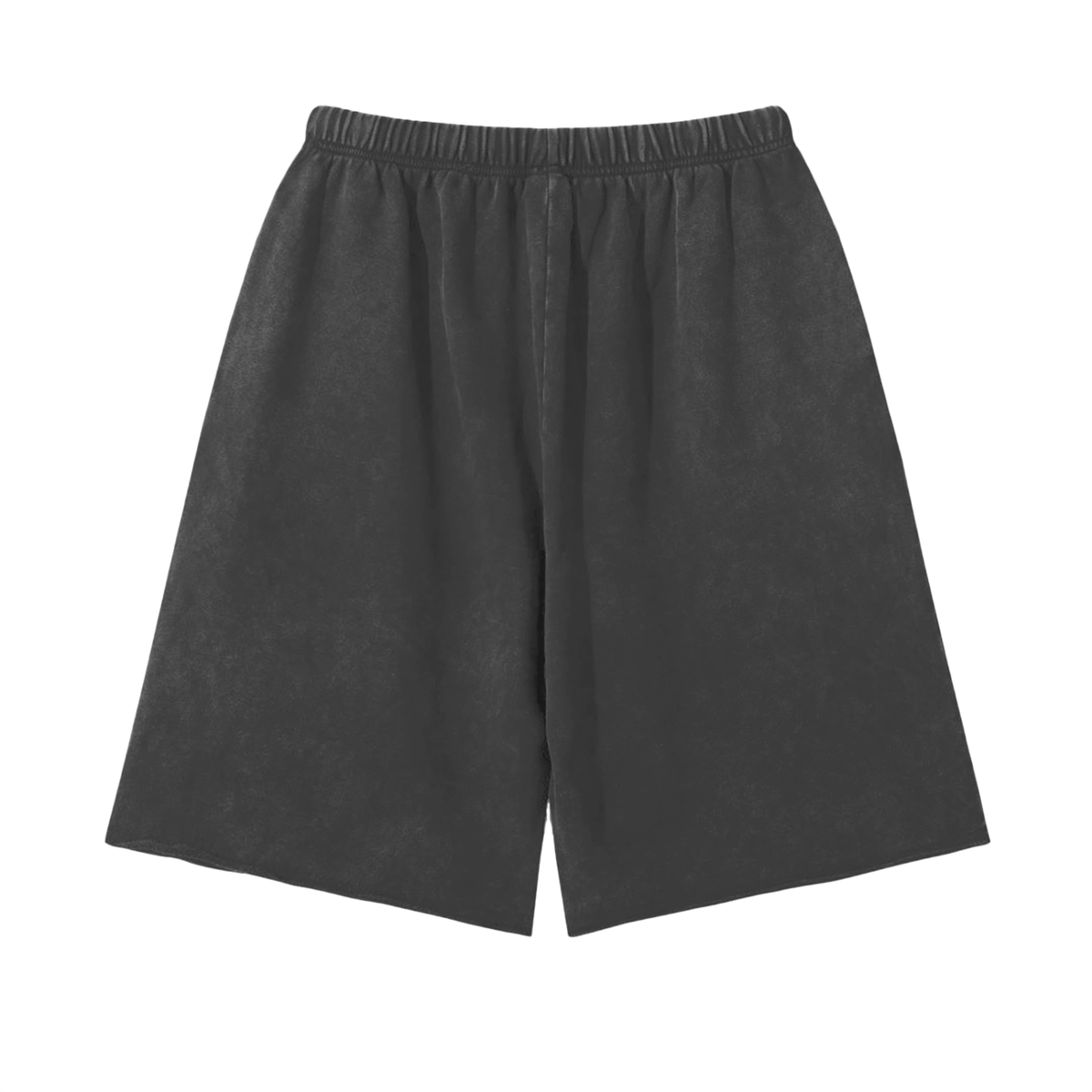 Under white Snow Washed Raw Hem Shorts