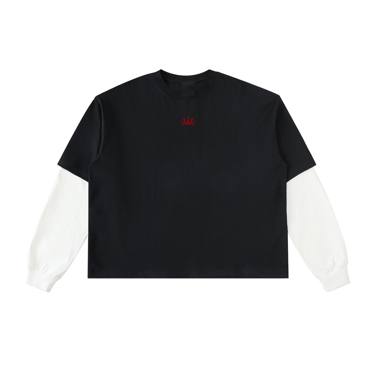Red Mark Layered Shirt