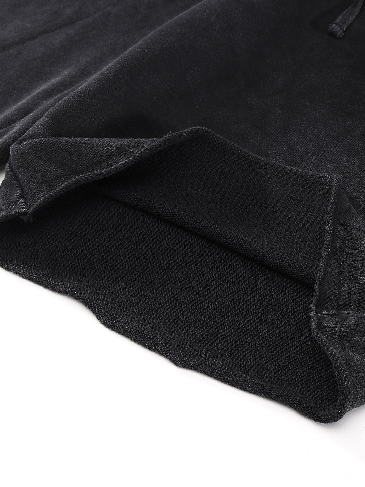 Under white Snow Washed Raw Hem Shorts
