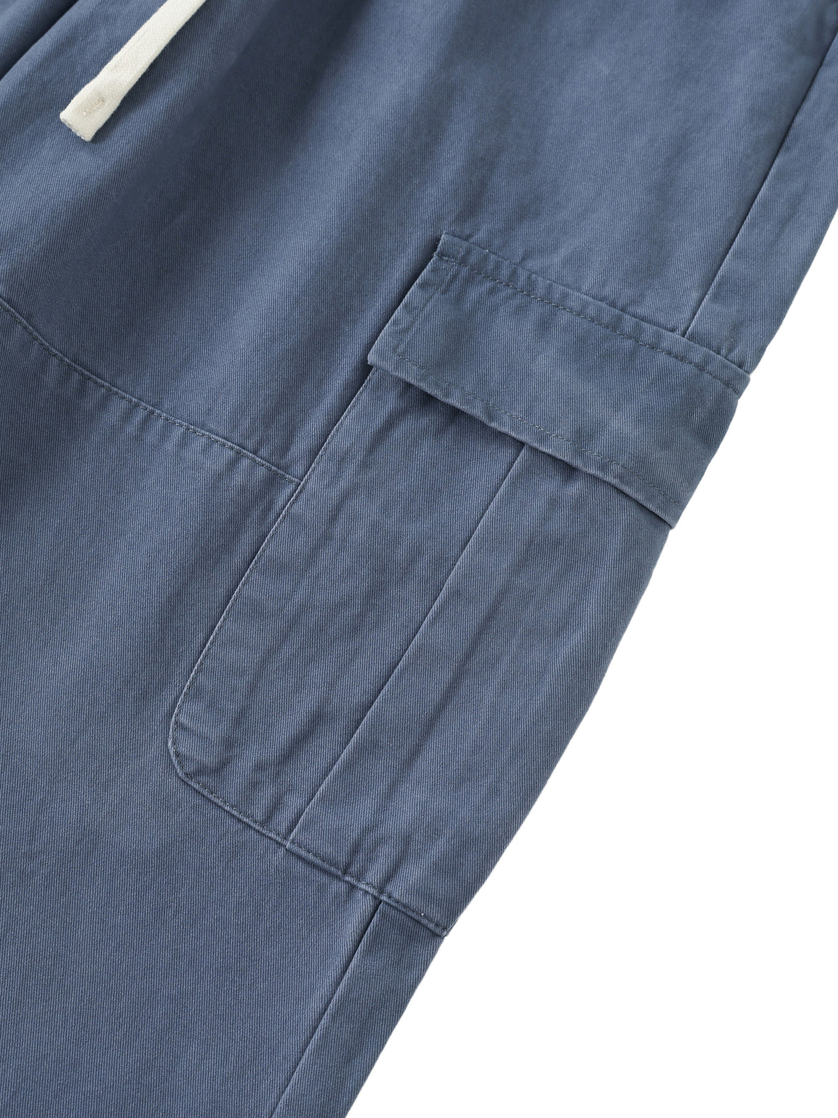 under red  Drawstring Waist Straight-Leg Cargo Pants